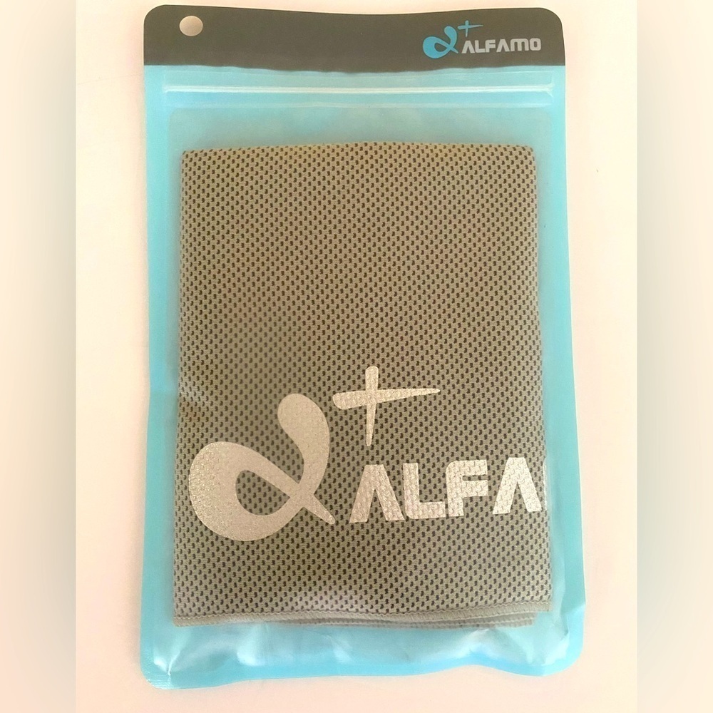 NEW ALFAMO Instant Cooling Towel for Sports, Workouts, Exercise, Yoga Versatile - Picture 5 of 5